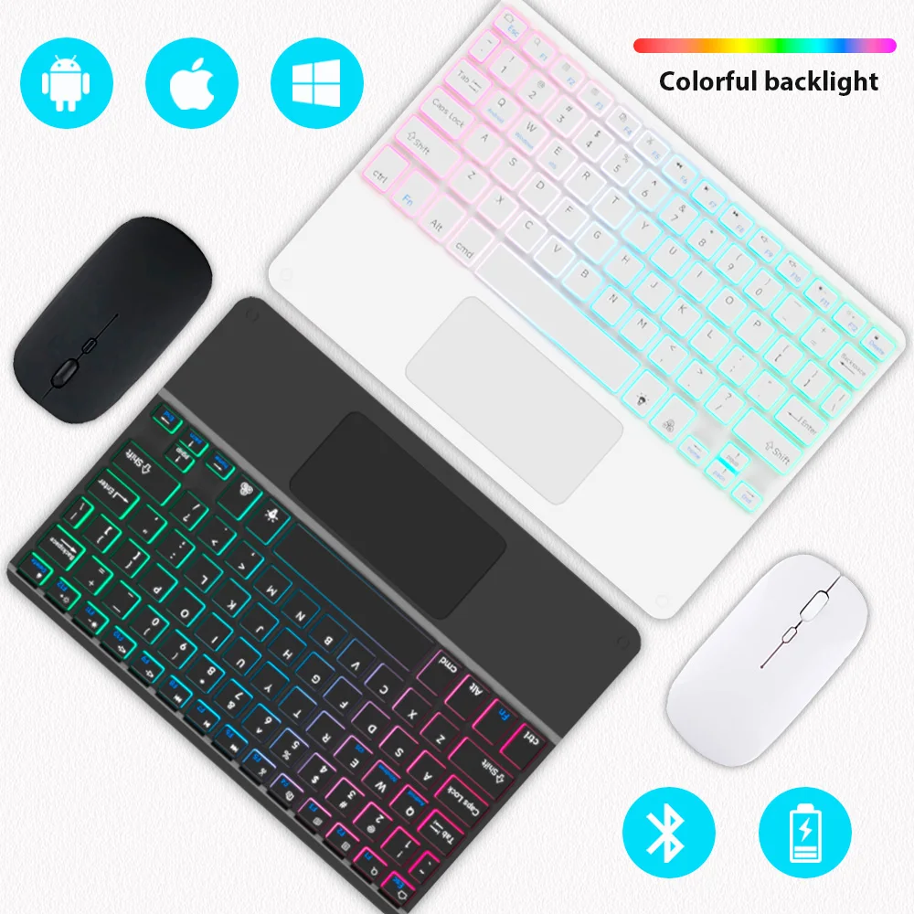 Boox Tablet Accessories - Tablet Android IOS için Bluetooth Klavye