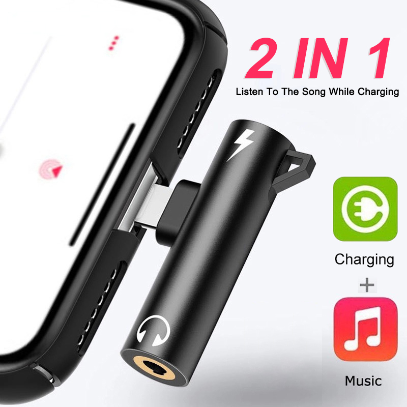 Wired Earphone Lightning - 2'si 1 Arada Ses Şarj Kulaklık