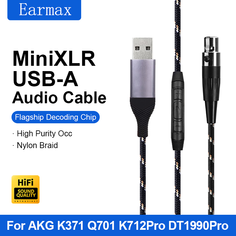 Wired Earphone Lightning - AKG Q701 K240S K272 K371K701 DT1990Pro