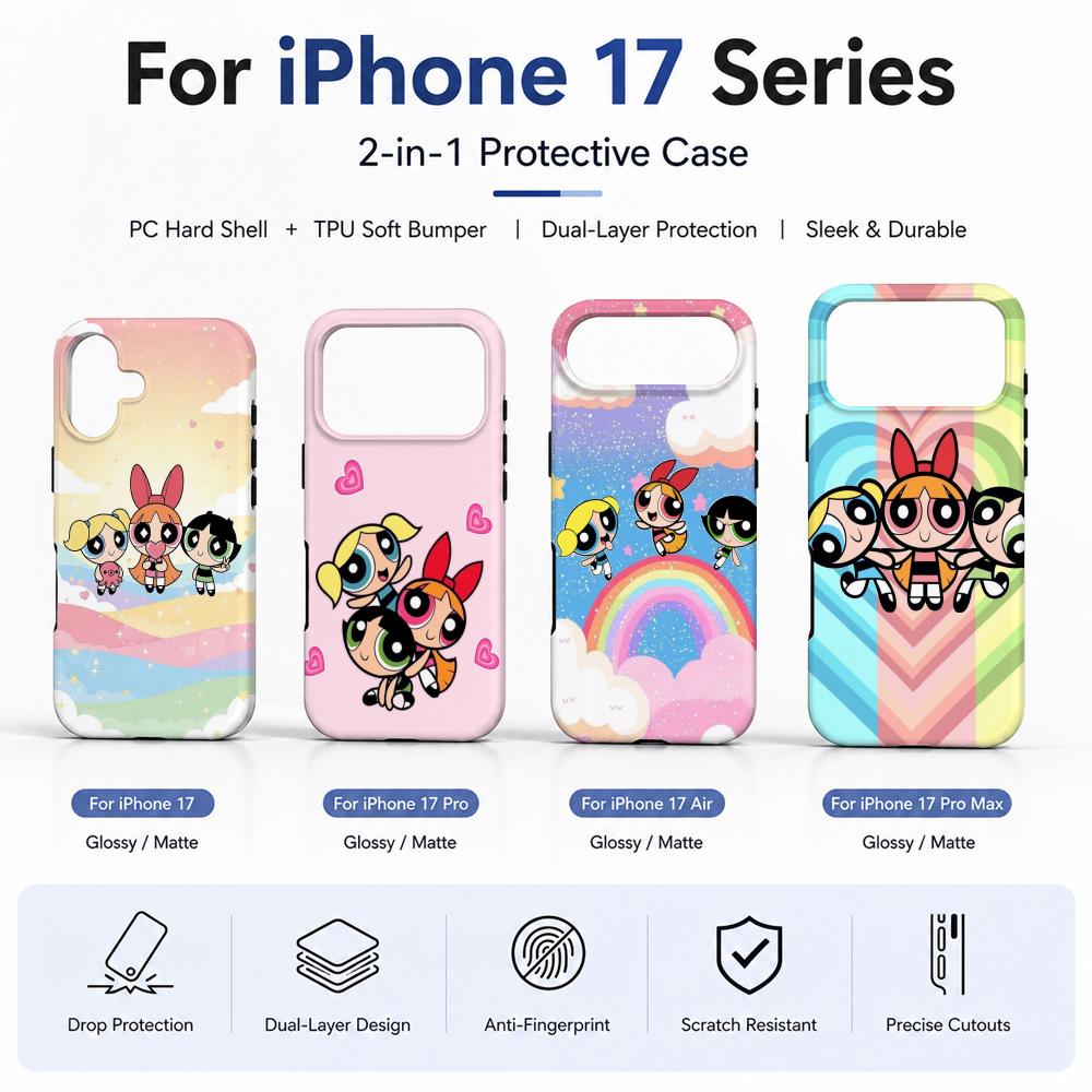 Tablet And Accessories Case - Anime P-Powerpuff Girls Telefon Kılıfı Film