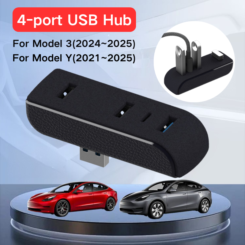 Usb Hub Type C - Tesla Model 3 2024–2025 Y 2021–2025