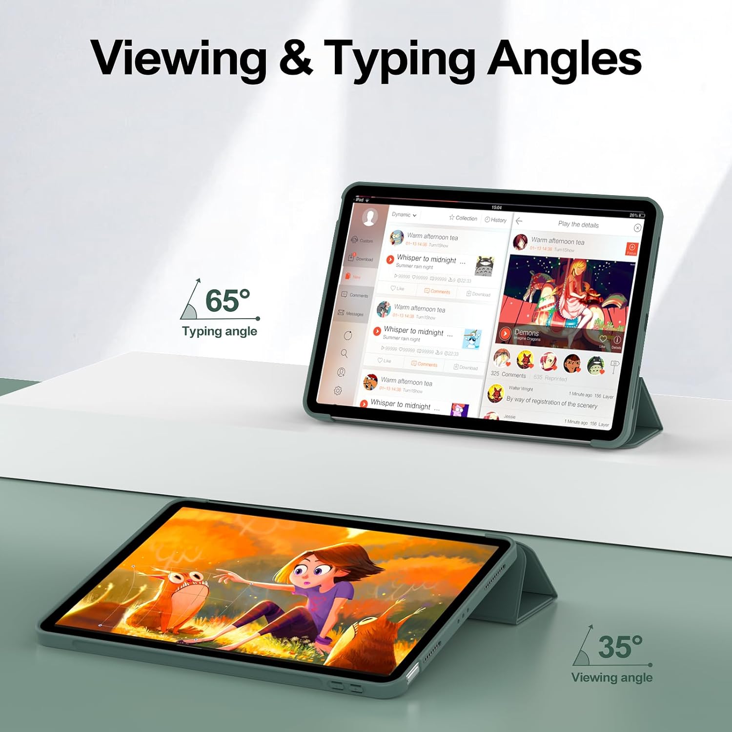 Üç katlı Flip Case Lenovo Tab  - Lenovo Tablet M11 Accessories incelemesi ve fiyatı
