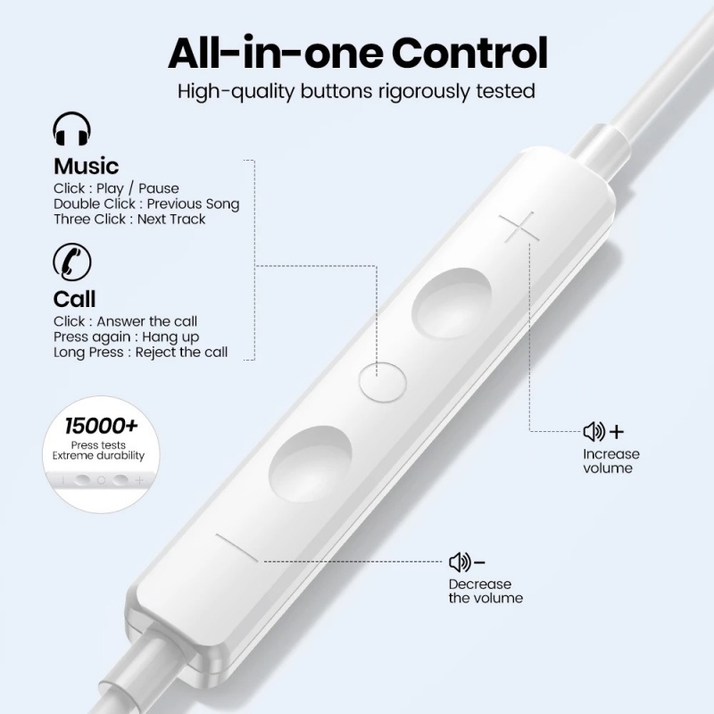 Apple Lightning iPhone 15 16 1 - Wired Earphone Lightning incelemesi ve fiyatı